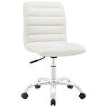 Modway Ripple Mid Back Office Chair, White