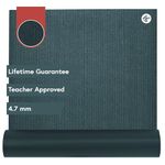 Manduka PRO Lite Yoga Mat - Lightweight For Women and Men, Non Slip, Cushion for Joint Support and Stability, 4.7mm Thick, 71 Inch (180cm), Deep Sea Green
