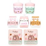 Hamee Pusheen the Cat Cute Water Filled Surprise Capsule Squishy Toy [Series 4] [Pusheen Sips] [Birthday Gift Bag, Party Favor, Gift Basket Filler, Stress Relief Toy] – 2 Pc. (Mystery – Blind Capsule)