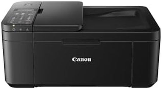 Canon PIXMA TR4750i - Stampante Wireless Multifunzione 4 in 1 - Stampa, Scansione, Copia, Fax - Fronte/Retro, ADF 20 Fogli, Stampa Foto Senza Bordi 4x6, Compatibile con PIXMA Print Plan, Nero