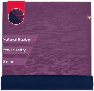 Manduka EKO Yoga Mat - for Women and Men, Strong, Durable, Non Slip Grip, 5mm Thick, 71 Inch, Acai Midnight