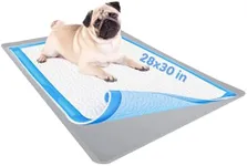 Skywin Dog Pad Holder Tray for 28 x 30 Inches Training Pads (Light Grey) - Easy to Clean and Store Perfect for Dog Potty Tray – Silicon Wee Wee Pad Holder, No Spill Pee Pad Holder for Dogs