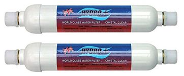 Hydro+ H11MC Water Filter for Coffee, Vending Machines & Water Boilers - Has 3/4" BSP Male Fittings to Connect to Washing Machine Type Hosing- The Perfect Catering Filter - British Made (2 Pack)