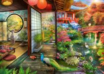 Ravensburger Japanese Garden Teahouse 1000 Piece Jigsaw Puzzle for Adults - 12000635 - Handcrafted Tooling, Made in Germany, Every Piece Fits Together Perfectly