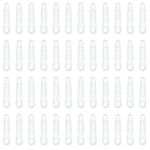 Hemobllo Anti Dust Plugs - 100 Pcs Cell Phone Dust Plug Charm with Hole Headphone Jack Covers Dust Protector Cap Compatible for 3.5mm Earphone Jack (Transparent)