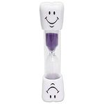 Kids Toothbrush Timer ~ Purple 2 Minute Smile Sand Timer for Brushing Children's Teeth