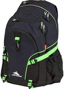 High Sierra Loop Backpack, Midnight Blue/Black/Lime, One Size, Loop Backpack