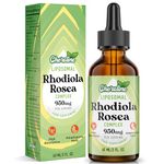 Liposomal Rhodiola Rosea 950 mg, 9-in-1 Rhodiola Rosea Drops 60 ml, Rhodiola Root Liquid Tincture, Vegan Adaptogenic Herb Supplement for Energy, Stress & Mood (Pack of 1)