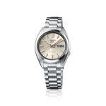 SEIKO Stainless Steel Analog Gray Dial Men's Watch-Srpk91K1, Band Color-Silver