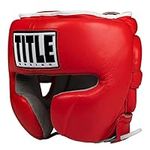 Title Boxing Leather Sparring Headg