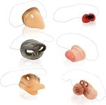 Animal Noses for Halloween Costumes, Barnyard Party Favors (24 Pieces)