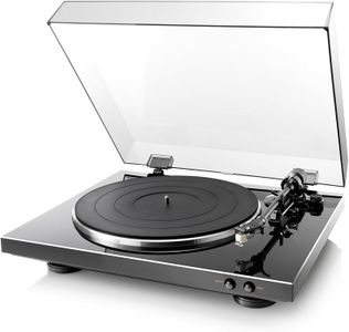 Denon DP-300F Turntable – Black, Fully Automatic Vinyl Player