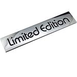 OAN 3D Metal Sticker Limited Edition Logo Emblem Badge Decal Sticker for All Cars- Size: 10cm x 1.5cm x 1mm (Metal)