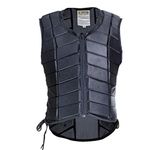 Equestrian Vest Professional Safety EVA Padded Horse Riding Protector Gear Zipper Waistcoat for Adult Men Women Kids Children (Small)