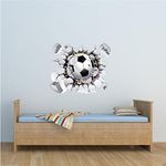 Football Full Colour Wall Art Sticker Mural Decal Graphic Boys Bedroom Transfer WSD77