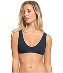 Roxy Women's Standard Solidd Beach Classics Elongated Tri Bikini Top, Anthracite 211, Large