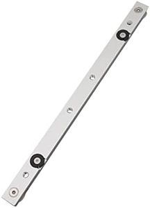Barra de inglete ranurada, guía de sierra circular de mesa de aleación de aluminio, riel de ranura en T, duradero en uso, calibrador de ingletes y barra de accesorios, herramientas de carpintería DIY