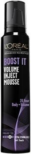 L'Oreal Paris Advanced Hairstyle BOOST IT Volume Inject Mousse, 8.3 Oz.