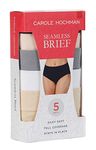 Carole Hochman Ladies' Seamless Brief, 5-pack Small