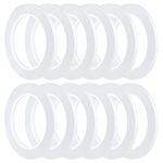 TUPARKA 12 Rolls Double Sided Tape Self-Adhesive Tape for Sewing,Crafts,Handwork,6mm x 20 Meters Each Roll