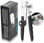 Roryimke Commercial Can Opener Manual Heavy Duty Stainless Steel Handheld Smooth Edge Can Opener for Seniors for Kitchen