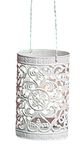 White Metal filigree design luminary favor (White)