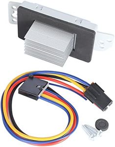 BINWUHI HVAC Fan Blower Motor Resistor Kit with Harness Compatible with The Following Models: Chevy Silverado Tahoe Suburban Avalanche Trailblazer GMC Sierra Envoy Yukon XL, 89018778, 15-81773