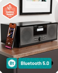 Oakcastle DAB500 Bluetooth DAB+ Stereo Radio – Portable Speaker