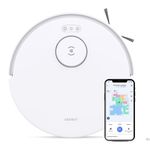 ECOVACS DEEBOT N20 PRO Robotic Vacuum Cleaner, 2024 New Launch, 8000Pa Strongest Suction Robot Cleaner, Anti-Hair Tangle, Deep Sweeping and Vibrating Mopping, 5200mAh Battery DEEBOT N20 PRO