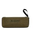 Sunshades Jute Zipper Case for Spectacle and Sunglass (Brown)