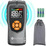 Neoteck Pinless Moisture Meter Non-Destructive Wood Moisture Meter Wood Moisture Detector with LCD Display Sound Alarm for Walls, Drywall, Wood, Masonry, Woodworking, Plaster, Floor, Concrete