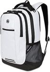 SwissGear Cecil 5505 Laptop Backpack, White, 18-Inch, Cecil 5505 Laptop Backpack