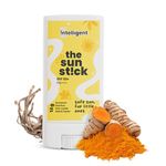 TuCo ® Kids Sunscreen Stick with SPF 50 for All Skin Types| Turmeric, Licorice, Witch Hazel Butter|UVA/UVB PA++++|Broad Spectrum|Benzophenone- 3 and Avobenzone Free|Ages 2-5, 5-10, 10-15|14 gm |