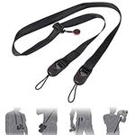 FgofhFu Quick Release DSLR Nylon Camera Sling Shoulder Strap Adjustable Compatible with Video Camcorder, Binoculars and Nikon/Canon/Sony/Pentax/Minolta/Panasonic/Olympus/Kodak/SLR/Digital Cameras