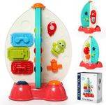 Didklom Space Activity Cube Toys for Baby, Montessoritoys for 18 Months Boy & Girl Birthday Gifts, Sensory and Educational Birthday Gifts, Busy Board Toys for Baby Boy 18 Months