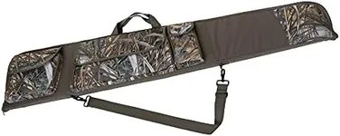 MYDAYS Rifle Case,Hunting Deluxe Scoped Gear Camouflage Soft Shotgun Gun Bag with Zippered Accessory Pocket and Adjustable Shoulder Strap (Camo, 54”)