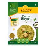 Ez Chef's Donne Biryani Kit | Bangalore's famous Biryani | Ready to Cook in 3 easy steps | Authentic Recipe | No Artificial Flavours, No Artificial Colours and No added Preservatives