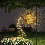 Solar Outdoor Lights Decorative Solar Garden Lights Solar Watering Can with Lights Solar Lanterns Hanging Garden Lights for Garden