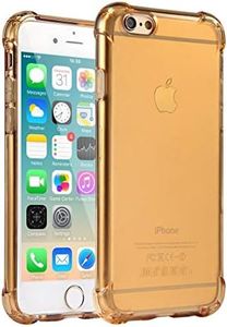 Jenuos iPhone 6 Plus / 6S Plus Case Mobile Phone Cases Protective Silicone Transparent Transparent TPU Bumper Case Cover for iPhone 6S Plus / 6 Plus 5.5 Inch (6P-TPU-GD)