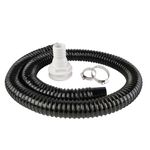 SEAFLO Bilge Pump Installation Kit Bilge Pump Hose 1” Outlet Inch Dia Plumbing Kit | 4.5 FT Premium Kink-free Flexible PVC Hose | Includes 2 316 Stainless Steel Hose Clamps and 1” Thru-Hull Fitting