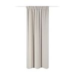 JEMIDI Curtain for Window - Blackout Curtains with Ruffle Tape for Curtain Rail Track Bedroom Living Room Windows