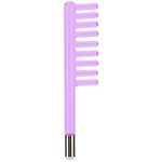 Hair Comb, High Frequency Electrotherapy Instrument Dandruff Removal Glass Comb Shaped Red Light, for All Hair Types & Styles