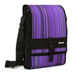 Speck Portpack Shoulder Bag for Notebooks Up to 15 Inch - Velocity Plum Stripe