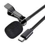 MODERN IN Android Type-C Microphone - Metal Mic Type C for Android - Phone Microphone Android with Type-C Adapter - Type C Microphone for Interview, Vlogging, Podcasting