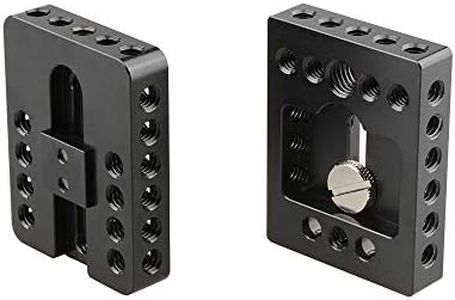 CAMVATE Universal Top Cheese Plate + Camera Base Plate for DIY DSLR Camera Cage Rig - 2439