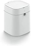 Townew T Air X Self-Sealing and Self-Changing 13.5L (3.5 Gallon) Trash Can | Automatic Open Lid and Motion Sense Activated Garbage Bin | White x1 Refill Ring Included (Up to 25 Bags)