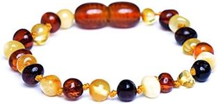 Genuine Baltic Amber Bracelet - Anklet - 100% Authentic Baltic Amber - Handmade Jewelry, Gemstone