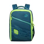 HARISSONS Virtual 31L School Bag for Boys & Girls | College Backpack for Men & Women with Spacious Compartment, Front Pocket Access, Expandable Bottle Pocket & Padded Backstrap (Imperial Green)