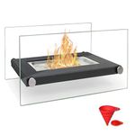 Ethanol Fireplace With Glasses