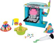 Play-Doh Kitchen Creations Rising Cake Oven Playset for Kids 3 Years and Up with 5 Cans, Non-Toxic